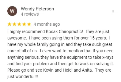 Wendy Peterson GBP patient's review