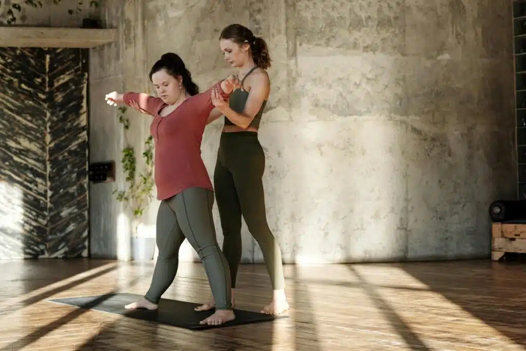 Women Doing Yoga
